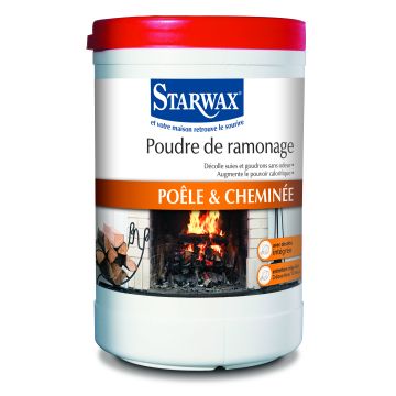 Poudre de ramonage pour cheminée - Starwax - Boîte de 1 Kg