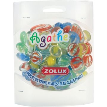 Perles de verre plates Agathe Mixte - Zolux