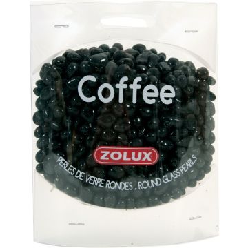Perles de verre Rondes Coffee 472 g - Zolux