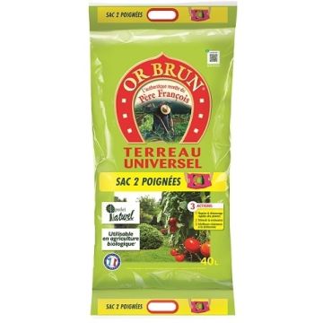 TERREAU UNIVERSEL 3 ACTIONS PÈRE FRANCOIS 40L - OR BRUN