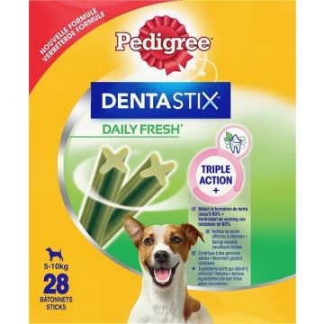 Dentastix fresh Bâtonnets hygiène bucco-dentaire pour petits chiens - Pedigree - 28 sticks