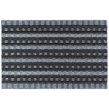 Tapis solido - Noir et gris - 40 x 60 cm