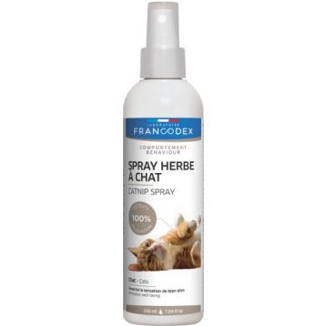 SPRAY HERBE À CHAT - FRANCODEX - POUR CH ATS ET CHATONS - SPRAY 200ML