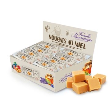 Nougat caramel au beurre salé au miel - Famille Perronneau - 30 gr