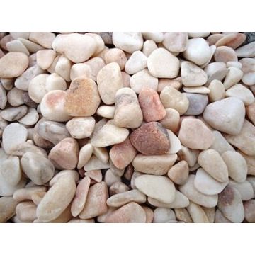 GALET MARBRE ROSE 1030 25KG - ROCHER COUPE