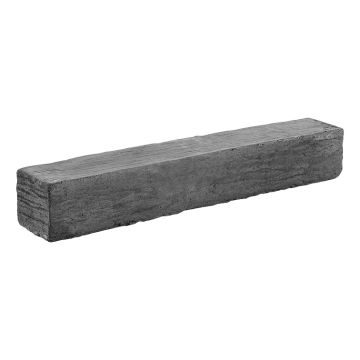 Bordure aspect schiste ton ardoise Hairie Grandon 50,5 x 8 x 7,5 cm