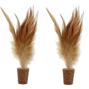 Jouet Bouchon plume - Anka - x 2