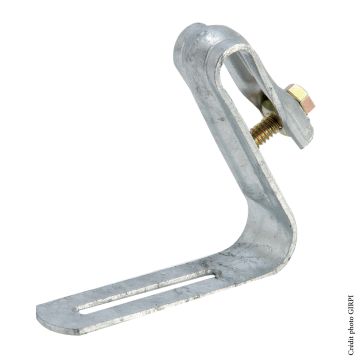Patte de fixation pour couverture ondulée - GIRPI - Développé de 25 et 33