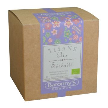 Tisane Sérénité BIO - Baronny's - 20 sachets