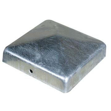 Tête de poteau diamant métal 7 x7 cm
