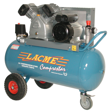 Compresseur à courroie monophasé - LACME - 23 V 100 M