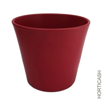 Cache pot fresh - Horticash - rouge - Ø 18 cm