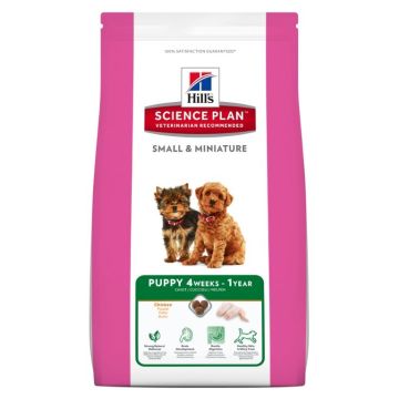 Aliment chien Science Plan Canine Puppy Small and Miniature au Poulet - Hill's - 1,5 Kg