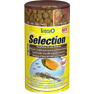 Tetra selection 250 ml - Aliment complet pour poissons tropicaux
