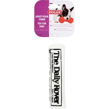 Jouet pour chien journal en vinyle 17 cm - Zolux