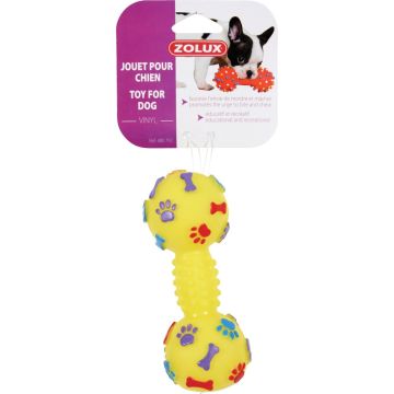 Jouet pour chien Haltère en vinyle 15 cm - Zolux