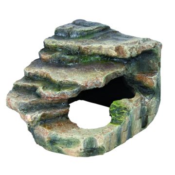 Rocher d'angle avec grotte et plateforme - Reptiland - Trixie