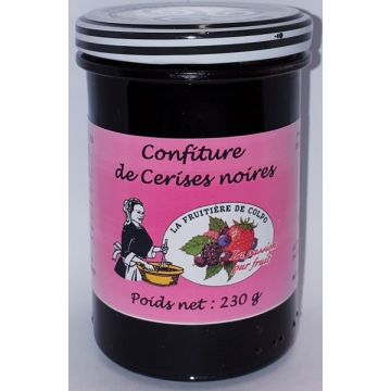 Confiture de cerise noire - La Ferme Fruitière de Colpo - 230 gr