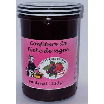 Confiture de pêche de vigne - La Ferme Fruitière de Colpo - 230 gr