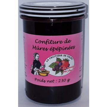Confiture de mûres épépinées - La Ferme Fruitière de Colpo - 230 gr
