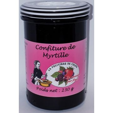 Confiture de myrtilles - La Ferme Fruitière de Colpo - 230 gr