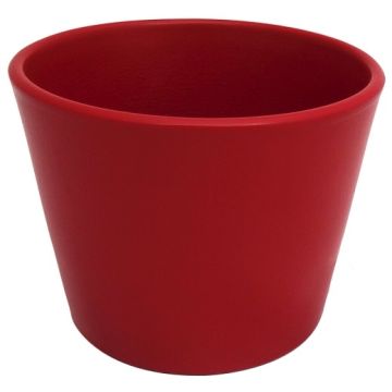 Cache pot d'intérieur - Horticash - rouge - H 9 cm