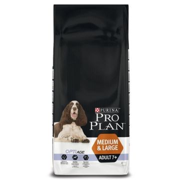 Croquette pour chiens adult 7+ medium & large Optiage - Proplan - poulet - 14 kg