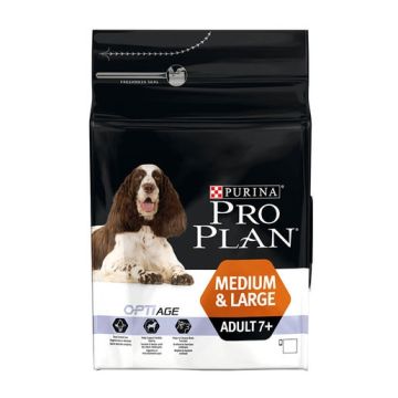 Croquette pour chiens adult 7+ medium & large Optiage - Proplan - poulet - 3 kg