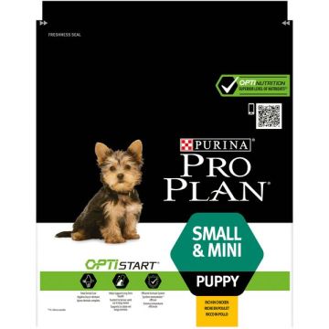 Croquette pour chien Small & mini puppy Optistart - Proplan - poulet - 3 kg
