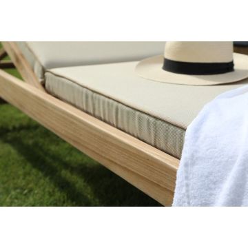 Coussin bain de soleil Nassaya - Medicis - 195 x 58 cm - Beige clair