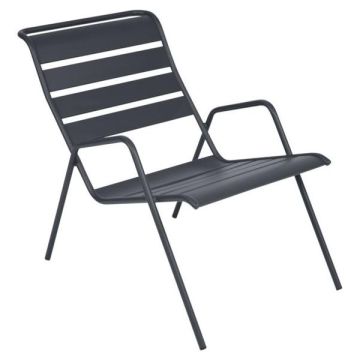 Fauteuil bas Monceau - Fermob - Carbone