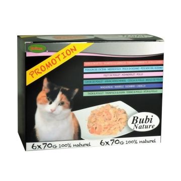 MultiPack Bubi Nature - Bubimex - 6 x 70 g