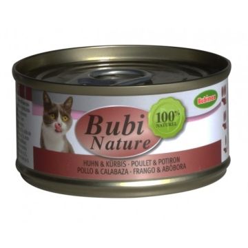Bubi Nature Poulet & Potiron pour Chats - Bubimex - 70 g