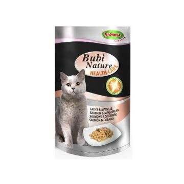 Bubi Nature Health Care pour Chats - Bubimex - Saumon & Maquereau - Sachet de 70 g