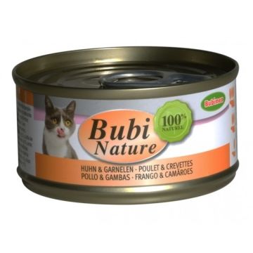 Bubi Nature Poulet & Crevettes pour Chats - Bubimex - 70 g