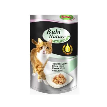 Bubi Nature Vitality Care pour Chats - Bubimex - Thon & Poulet - Sachet de 70 g