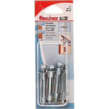 Chevilles x4 pour cloison creuse HM 8x55 S - Fischer