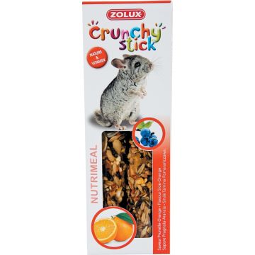 Crunchy Stick Prunelle/Orange 115 g Zolux - Friandise pour chinchilla