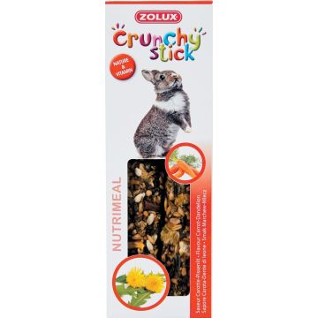 Crunchy Stick Carotte/Pissenlit 115 g Zolux - Friandise pour lapin