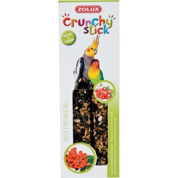 Crunchy Stick Groseille/Sorbier 115 g Zolux - Friandise pour grandes perruches