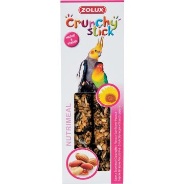 Crunchy Stick Tournesol/cacahuète 115 g Zolux - Friandise pour grandes perruches