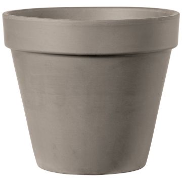 Pot Horticole Ø27 - Deroma - Terre cuite grise