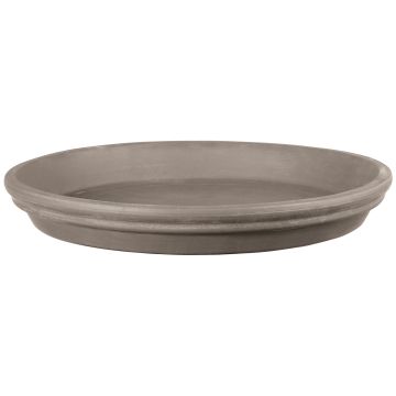 Soucoupe Horticole Ø11 - Deroma - Terrecuite grise