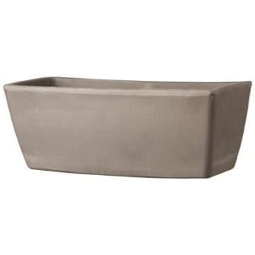 Jardinière Garda - Deroma - grafite - L.41,7 x l.17,6 x H.15,6 cm