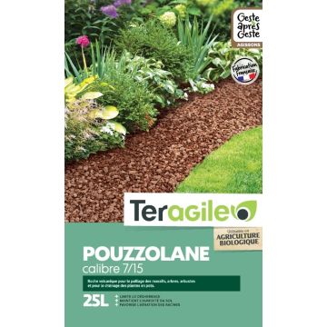 Pouzzolane UAB Teragile BIOLANDES PIN DECOR - 7/15 mm 25 L 