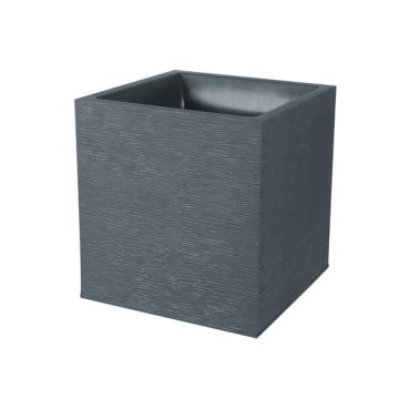 Bac à fleurs - Graphite - Carré - Anthracite 