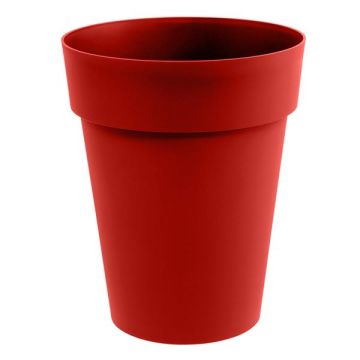 Vase mi-haut - Toscane - 50 L - Ø 44 cm - Rouge rubis 