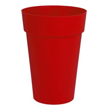 Vase haut - Toscane - 67 L - Ø 46 cm - Rouge rubis 