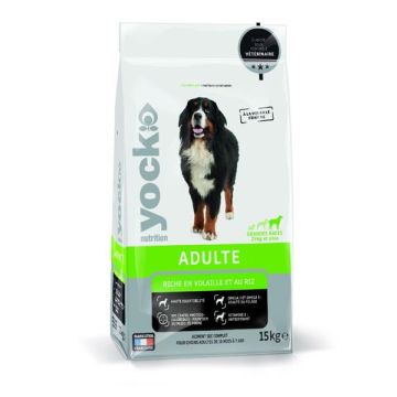 Croquettes Yock Nutrition pour chien - Grandes races - 15 kg