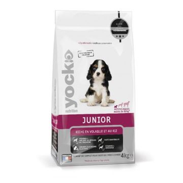 Croquettes Yock Nutrition pour junior - Petites races - 4 kg